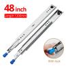 ALBHGSVS Heavy-Duty Ball-Bearing Drawer Slides with Lock, 10–50 in, Full Extension, 3-Section (48 in/1200 mm) view 2