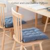 Wttfc Light Gray, 2-Pack Chair Cushions (45 x 45 x 5 cm) with Ties view 2