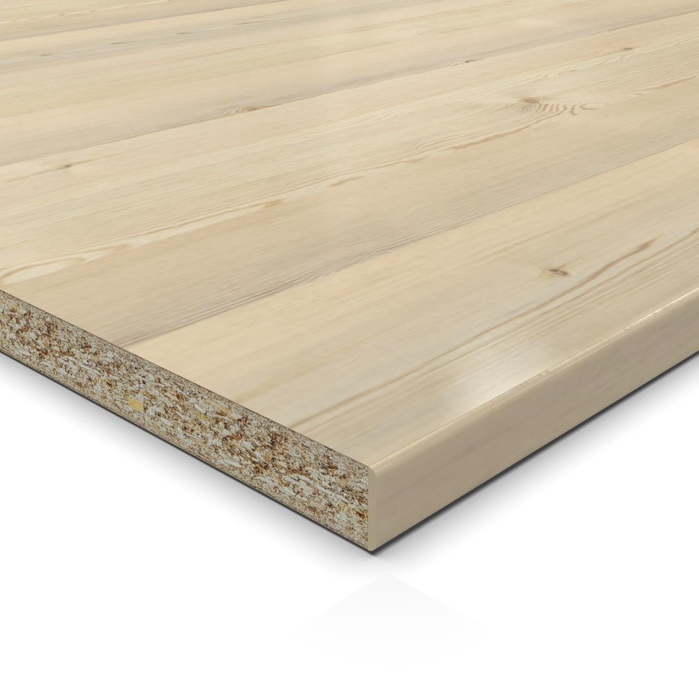 AUPROTEC Decorative Panel 19 mm Polar Pine Urus, 140 x 150 cm, ABS Edge on Long Side