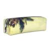 Aminnu Palm Tree Rocky Shore Pencil Case, Durable Zipper Case, White, One Size view 1