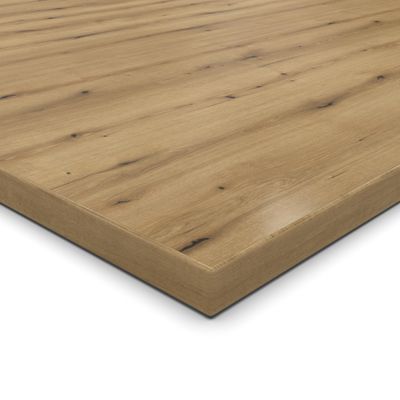 AUPROTEC 19 mm Decorative Panel, Evoke Coast Oak, 120 x 20 cm, ABS Edges