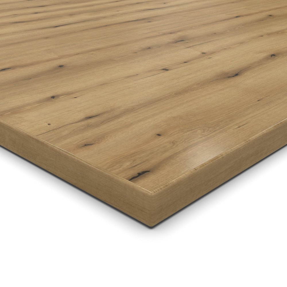 AUPROTEC 19 mm Decorative Panel, Evoke Coast Oak, 120 x 20 cm, ABS Edges
