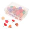 VILLCASE 30-Piece Decorative Flower Thumbtacks view 1