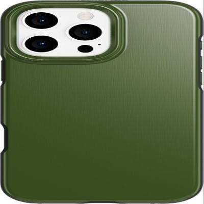 tech21 EvoDusk Case for iPhone 16 Pro Max with MagSafe, 15x Military-Standard Tested Impact Protection, Green/Black