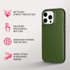 tech21 EvoDusk Case for iPhone 16 Pro Max with MagSafe, 15x Military-Standard Tested Impact Protection, Green/Black view 4