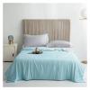HWJFDC Cooling Blanket for Bed, Silky Lightweight Summer Blanket, Double-Sided Cooling Fabric, Blue, 150 x 200 cm view 1