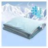 HWJFDC Cooling Blanket for Bed, Silky Lightweight Summer Blanket, Double-Sided Cooling Fabric, Blue, 150 x 200 cm view 2
