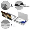 NWTRJ Rabbit and Floral Business Card Holder, Slim Metal Case view 4