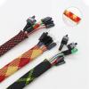GSCLZ 1 m High-Density Expandable Braided Cable Sleeve, 10 mm, Black/Pink view 3