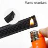 GSCLZ 2 m Braided Cable Sleeve, 2/4/6/8/10/12/14/16/20/25/30/40 mm, Cable Protector for Electrical Cables (Black Red Cross, 2 mm) view 4