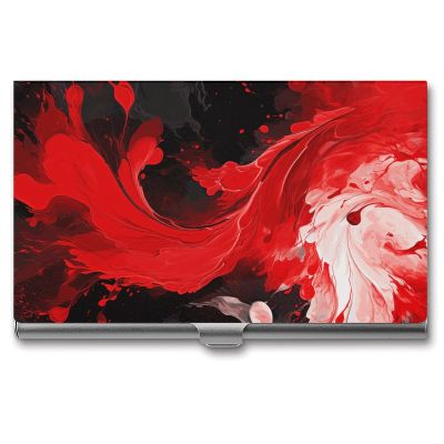 NWTRJ Slim Abstract Metal Business Card Holder