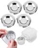 TOZBLEU Stainless Steel Drain Strainer, 4-Piece Set with 50 Filter Meshes view 1