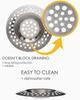 TOZBLEU Stainless Steel Drain Strainer, 4-Piece Set with 50 Filter Meshes view 3