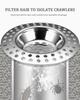 TOZBLEU Stainless Steel Drain Strainer, 4-Piece Set with 50 Filter Meshes view 4