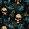 HEKO PANELS Waterproof Oxford Fabric, Skulls, 3 Meters, 155 x 300 cm view 1