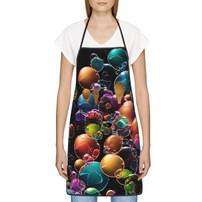 ASPOIJHN Stylish Adjustable Kitchen Apron with Pocket, White, One Size