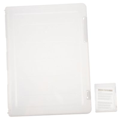 HONMEET Transparent PP A4 Document Box with Double Closure