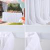 FANSU Tulle Table Skirt, Red, 4 ft/122 x 77 cm view 4
