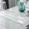 Crystal-Clear PVC Table Protector for Families with Children view 1