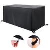 ZDLLDZ Patio Furniture Cover 220 x 90 x 70 cm, 420D Oxford Fabric, Black view 1