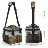 Insulated Camping Cooler Bag, Jurassic Period Dinosaur Print, 22.5 L view 2