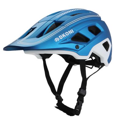 DKONI Bike Helmet for Youth and Adults, Unisex, Lightweight, Adjustable (54–61 cm), with Removable Visor and Pads, 17 Large Vents