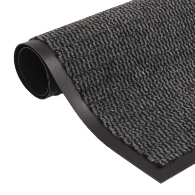 Somanki Dirt-Trapping Doormats, 2-Pack, Rectangular Tufted, 60 x 90 cm, Anthracite