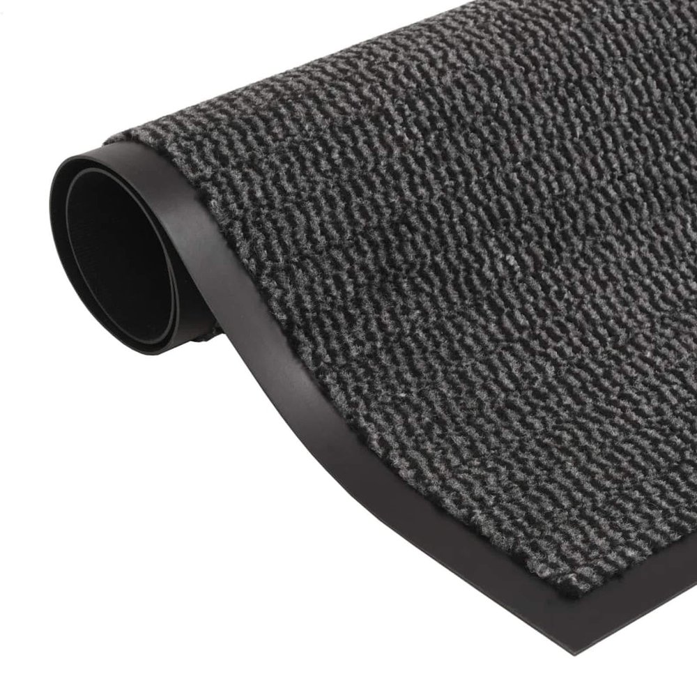 Somanki Dirt-Trapping Doormats, 2-Pack, Rectangular Tufted, 60 x 90 cm, Anthracite