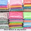 Bulk Silver & Jelly Bottom Glitter Non-Hotfix Flatback Rhinestones for DIY Wedding Decorations, Clear AB, 3 mm SS10, 20,000 Pieces view 3