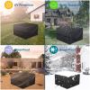 ZDLLDZ Outdoor Furniture Cover 280 x 220 x 90 cm, 420D Oxford Fabric, Black view 2