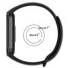 Silicone Replacement Band Compatible with Xiaomi Smart Band 8, Multi-Hole, Sweat-Resistant, Quick-Release Sport Band, 14 mm, 1 Dark Green view 4