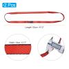 PATIKIL 47-Inch Nylon Climbing Slings, 2-Pack, 18 mm, Red view 2
