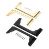 TRENTSNOOK 2-Piece Antique Bronze Label Holder Pull Handles, 104 x 40 mm view 1