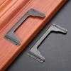 TRENTSNOOK 2-Piece Antique Bronze Label Holder Pull Handles, 104 x 40 mm view 2