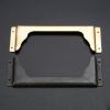 TRENTSNOOK 2-Piece Antique Bronze Label Holder Pull Handles, 104 x 40 mm view 3