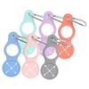 HONMEET 6-Pack Silicone Bottle Carabiners with Alloy for Backpacks and Camping view 1