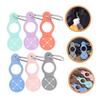 HONMEET 6-Pack Silicone Bottle Carabiners with Alloy for Backpacks and Camping view 2