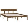 CFODOJ Bed Frame, Brown, Solid Pine, 120 x 200 cm view 3