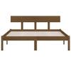 CFODOJ Bed Frame, Brown, Solid Pine, 120 x 200 cm view 4