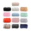 LHSJYG Thick Chunky Yarn for Crocheting and Knitting, 250 g Jumbo Tubular Yarn, Soft Bulky Yarn for Rugs, Throws, Hats, Scarves and Pet Beds, Red view 2