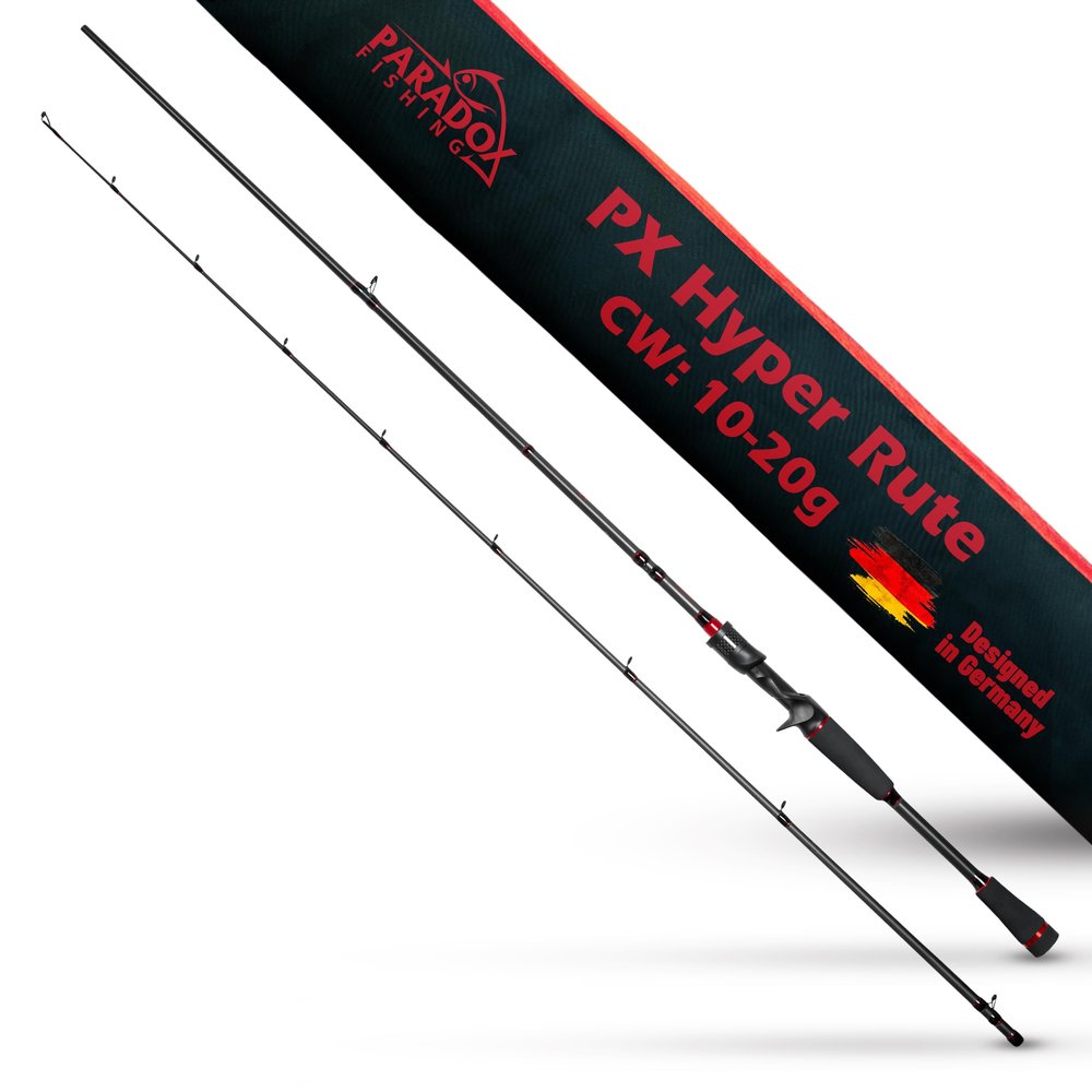 Paradox Fishing PX Hyper Baitcasting Rod 2.10 m | 10–20 g | Pike Combo