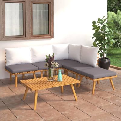 Buzaza 6-Piece Garden Lounge Set with Cushions