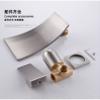 Chrome-Plated Copper Vessel Sink Faucet, Hot and Cold Waterfall, Single Handle, Two-Hole, BP060 view 4