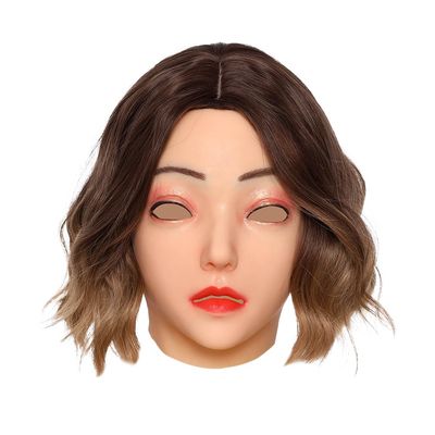 CYOMI Realistic Silicone Female Halloween Mask for Crossdressers, Cosplay, Drag Queens, and Transgender Masquerade