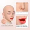 CYOMI Realistic Silicone Female Halloween Mask for Crossdressers, Cosplay, Drag Queens, and Transgender Masquerade view 3