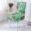 Hixingo Tropical Botanical Stretch Chair Covers, Washable, Set of 6 view 2