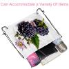 VAPOKF Drawstring Gym Bags, Polyethylene, Customizable, Mulberry Fruit, 2-Pack, Multicolor, 13.4 x 13.0 in/34 x 33 cm view 4