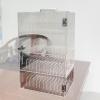 Phone Lockbox, Cell Phone Storage Cabinet, Wall-Mountable Locking Phone Safe, Acrylic Organizer for Classrooms and Offices (25 x 19 x 41 cm / 10 x 7 x 16 in.) view 1