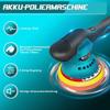 Cordless Car Polisher Set, 150 mm Dual-Action Polisher with 2 Batteries view 2