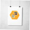 HONMEET 8-Piece Hexagon Felt Memo Board Set for Wall Decor view 3